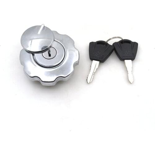 Motorcycle Fuel Gas Tank Cap Cover Lock Set For Honda CG125 CG 125 Spare Parts