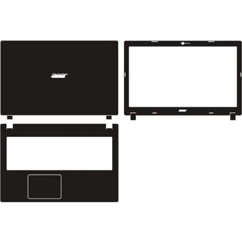 KH Laptop Sticker Skin Decals Cover Protector Guard for ACER A315-21