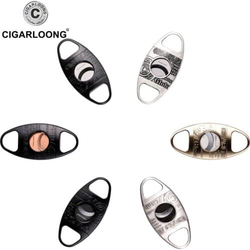 Cigar Cutter stainless steel sharp double-edged portable cigar scissors CC-01018