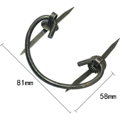 Bulk Retro Iron Kitchen Drawer Cabinet Door Handle Vintage Furniture Knobs Antique Wooden Box Case Cupboard Pin Pull Handles