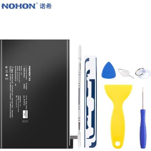 Original NOHON A1489 A1490 A1491 A1599 Battery For iPad Mini 2 3 Mini2 Mini3 6471mAh Replacement Li-Polymer Bateria Free Tools