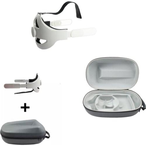 Adjustable Replacement Comfortable Head Strap Storage Box Bag Protective Case For Oculus Quest 2 Glasses Headset Accessories
