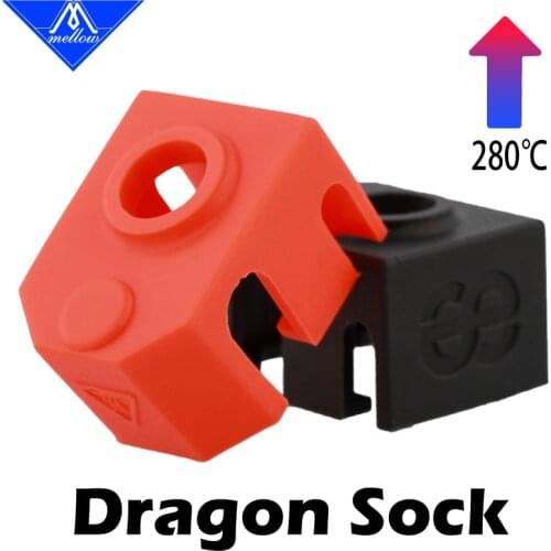 Mellow Phaetus Dragon Silicone Socks For 3D Printer Hotend Temperature Protection For Voron 0/1.8/2.4 Dragon Heater Block