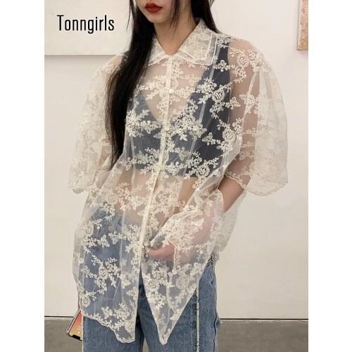 Кружевные блузки Tonngirls China At AliExpress