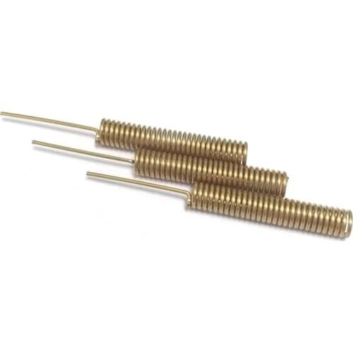 10pcs 433Mhz internal spring antenna copper solder 34mm long radio aerial #2