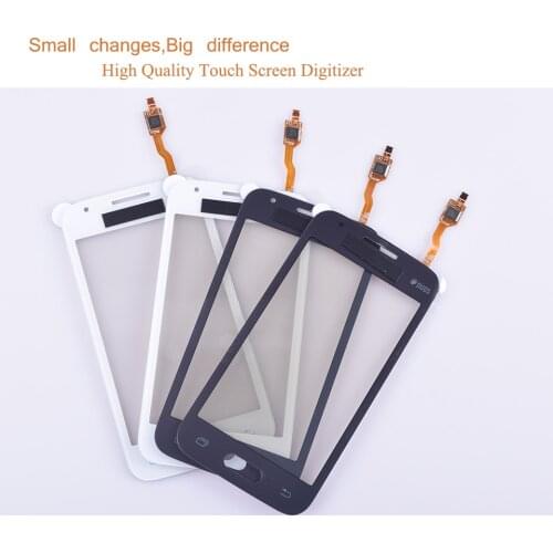 10pcs/lot for Samsung Galaxy SM-G318H G318h G318 Touch Screen Digitizer Sensor Front Glass Lens Panel Black White Replacement