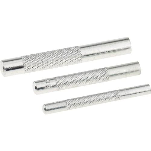 3pcs Die Punch Hole Snap Press Studs Rivet Button Set For Leather Craft Tool