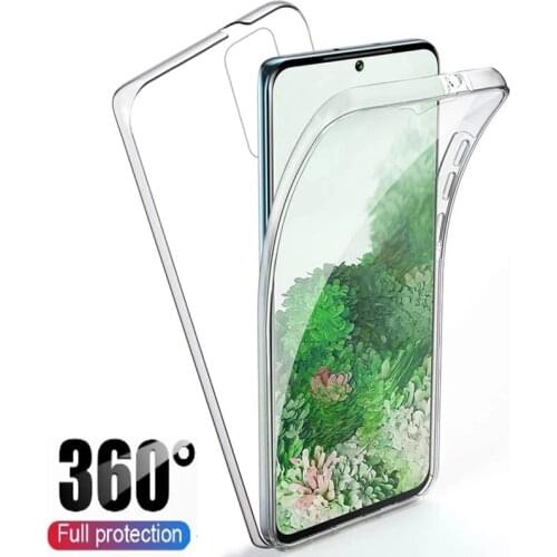 360 Transparent Shockproof Silicone Cases For Samsung M51 M31S M30S M21 M11 M01 Full Cover Galaxy A32 4G A52 A72 5G A12 A42 A02S