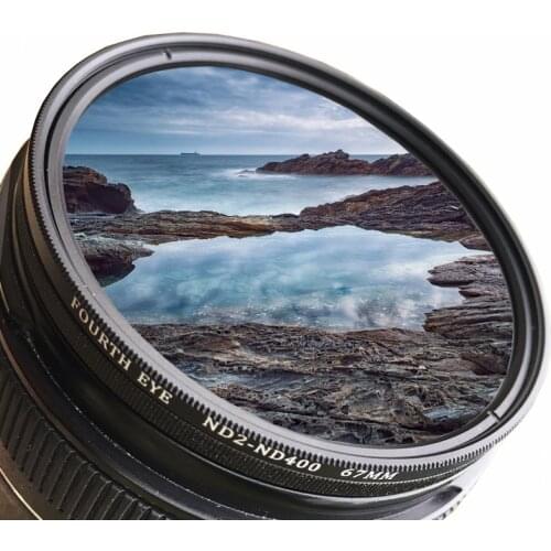 37/40.5/43/46/49/52/55/58/62/67/72/77/82/86mm ND Fader ND2-400 Variable Neutral Density Filter for Canon Nikon Sony Camera Lens