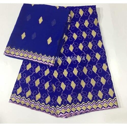 5+2Yards 2020 New Design Pure Cotton Lace Swiss Voile Lace in Switzerland Nigerian Lace Fabric African Wedding Dress Material YC