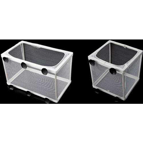 Aquarium Fish Tank Double Breed Incubator Breeder Rearing Trap Box Hatchery S/L -Y102