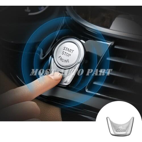 Aluminum Console Engine Start Stop Button Cover For BMW X3 X4 G01 G02 2018-2020 Car accesories interior Car decoration