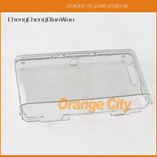 ChengChengDianWan Clear Crystal case Transparent Hard Case Cover for 3DS with package box