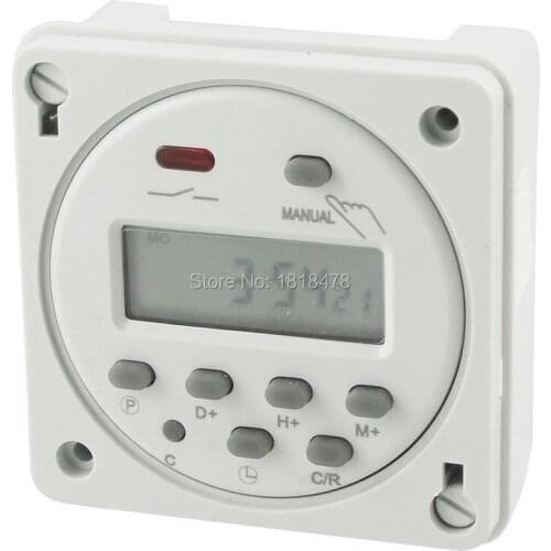 Cn101A LED Screen Digital Time Switch Progerammable Timer AC/DC 24V 10A