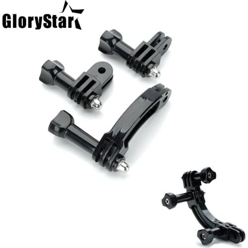 For Gopro Accessories 3-Way Adjustable Pivot Arm For GoPro Hero5 4 3 Xiaomi Yi SJCAM SJ4000 SJ5000 SJ7000 Sports Action Camera