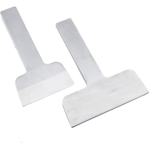 2pcs/set Leather Craft Tools 57mm 87mm Steel Leather Wallet Card Slot Cutter Leather Straight Edge Flat Level Line Punch Cutter