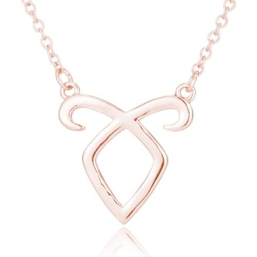 Fashion Stainless Steel Holy Grail Necklace For Girl Love Ox Necklaces Fashion Choker collares joyeria Hollow Geometry Jewelry