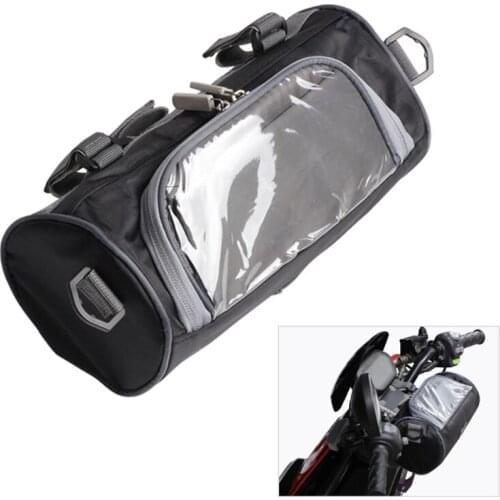 Motorcycle Electric Car Front Handlebar Storage Bag Waterproof Mobile Phone Touch Screen Storage Bag Motorbike Accessories
