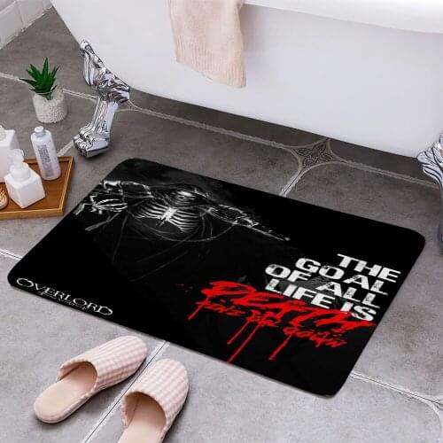 Overlord Ainz Cheaper Anti-slip Modern Area Rugs Living Room Balcony Bathroom Printed Carpet Doormat Hallway Bath Mat