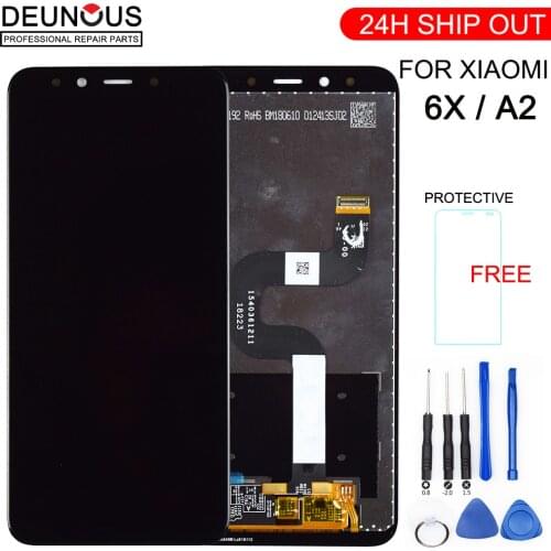 New For XIAOMI Mi A2 LCD Display Digitizer 10 Touch Screen Panel For XIAOMI Mi 6X LCD Digitizer Replacement Repair Repair Parts