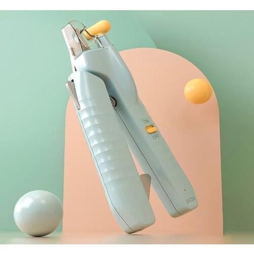 Dog Nail Clippers with LED Light Rechargeable Cat Pet Nail Trimmers Tweezers Safety Claws Scissor Trimming Tool for Cats Dogs