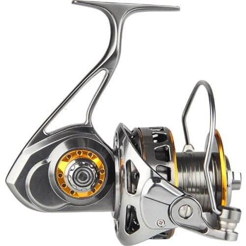 Full Metal Spinning Wheel Telescopic Wedkarstwo Coil Carretilha De Pesca Reel Distant Caster Raft Boat Anchor Fishing Vessel