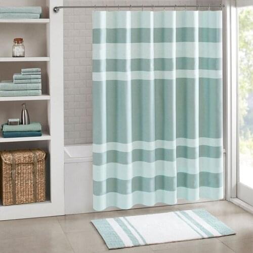 Simple stripes Prints PEVA Shower Curtain White Simple High Quality Bathroom Curtains Waterproof Partition Curtain