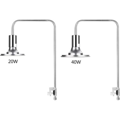 220V 20W/40W Fish Tank Aquarium LED Light Aquatic Water Grass Plant Growth Lamp Turtle Reptile Lighting Clip-on