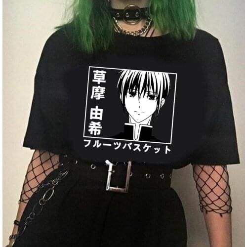 Anime Fruits Basket T Shirt Short Sleeve Graphic Oversized Clothes Female/Man