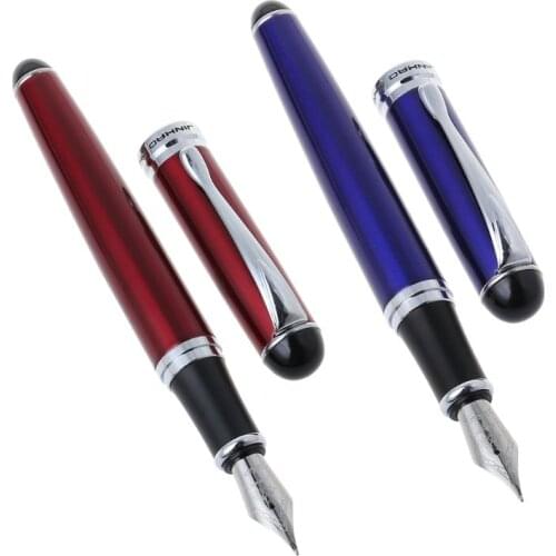 Jinhao X750 Luxury Mens Fountain Pen Business Student 0.5mm Extra Fine Nib Calligraphy Office Supply Writing Tool Dropship