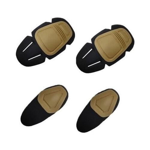 Outdoor Paintball Airsoft Combat G3 Protective Pads Uniform Pants T-shirt Tactical Knee and Elbow Protector Pads Set