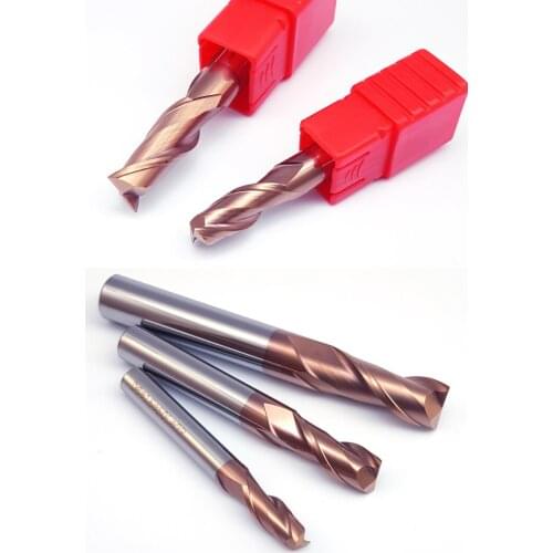 50PCS/let HRC55 arbide End Mill 1mm 1.5 2mm 2.5 3mm 3.5 4mm 5mm 6mm 8MM 2 flutes CNC, flat end milling cutter