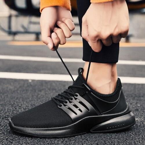 2021 Mesh Breathable Running Light Bottom Shoes for Men Army Green Spring Autumn Walking Shoes Male Sneakers Size 39-46