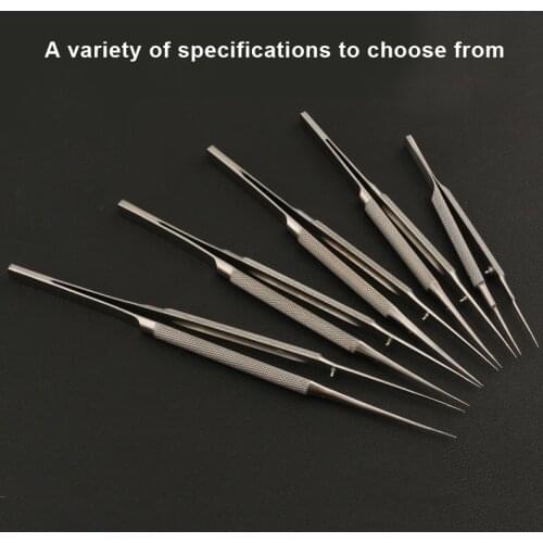 Ophthalmologic surgery, microsurgical orthopedics, surgical instruments, straight bending platform, no hook, fine tweezers