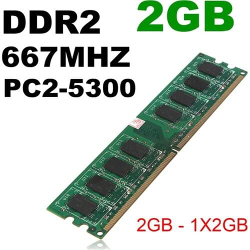 2GB DDR2 667 MHZ PC2-5300 in Memory Compatible with 2GB DDR2 667 Memeoy Ram Desktop Computer for AMD