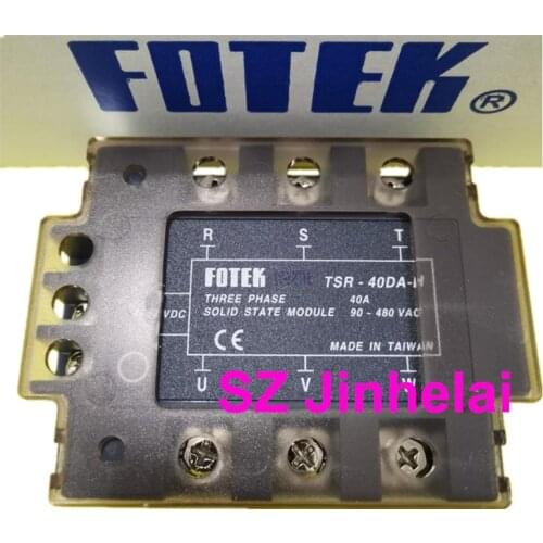 FOTEK TSR-40DA-H Authentic original 3-Phase SSR SOLID STATE RELAY 40A 480VAC