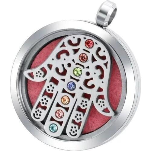 Perfume Bottle Pendant Stainless Steel Hollowed-out Available To Open Essential Oil Bottle Portable Aromatherapy Container Gold