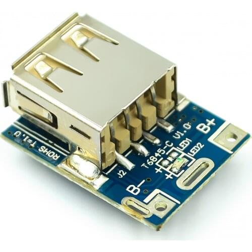 10PCS/LOT 5V Boost Step Up Power Module Lithium LiPo Battery Charging Protection Board LED Display USB For DIY Charger 134N3P