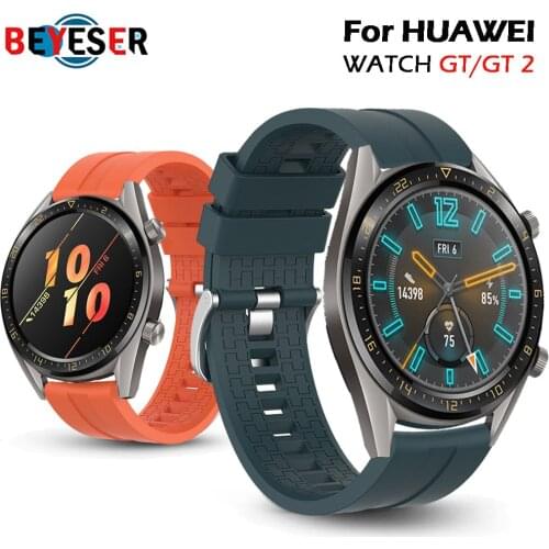 For Huawei Watch GT2 / GT Smart Watch Bands Silicone Sports Wrist Strap For Honor Watch Magic 2 22mm Bracelet Accessories Correa