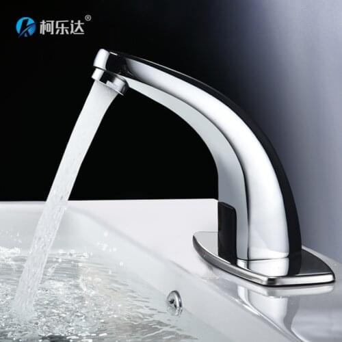 Basin smart sensor faucet single hot and cold water outlet infrared automatic sensor household hand washing device