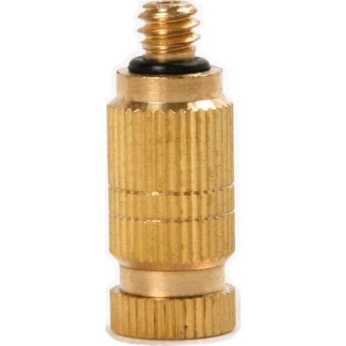10pcs High Pressure Fog Mist Nozzle Spray Head Misting Nozzle Gardening Water Cooling Thread Brass Spray Sprinkler