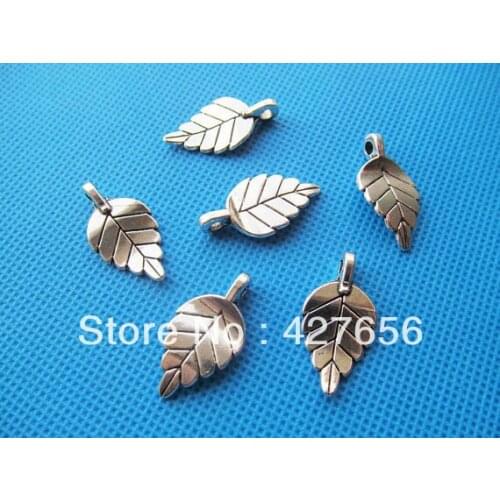 15pcs Antique Silver tone/Antique Bronze Filigree Leaf Pendant Charm,DIY Accessory Jewelry Making,Bracelet Pendant Charm