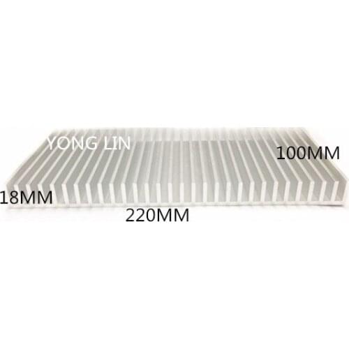 1piece aluminum heatsink220*18-220mm/High-power radiator / high-quality aluminum / 6063 aluminum radiator/LED aluminum