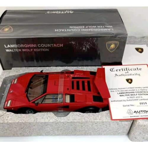 AUTOart 1:18 Lamborghini Kontas LP500S Collector Edition Metal Diecast Model Race Car Kids Toys Gift