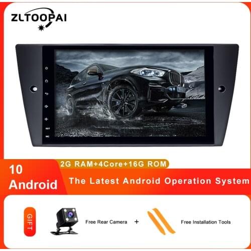 ZLTOOPAI 1 Din Android 10.0 Car Multimedia Player For BMW E90 E91 E92 E93 3 Series GPS Navigation Auto Radio Car Player IPS New