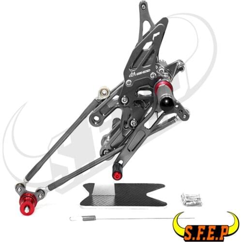 CNC Adjustable Footrest Rear Sets Rearsets For Honda CBR600RR 2003 2004 2005 2006 & CBR1000RR 2004 2005 2006 2007