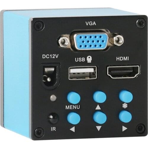 1080P HDMI VGA SONY Sensor Industrial Digital Video Microscope Camera Support U disk storage+100X C-MOUNT Lens For PCB Soldering