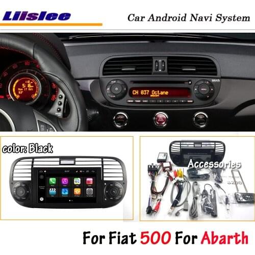 For Fiat 500 For Abarth 2007~2016 Android Stereo Radio GPS Navigation Screen Multimedia System DVD Player