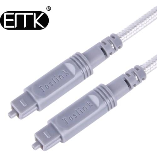 EMK SPDIF optical digital audio output cable 1m 2m 3m 5m 10m 20m 30m