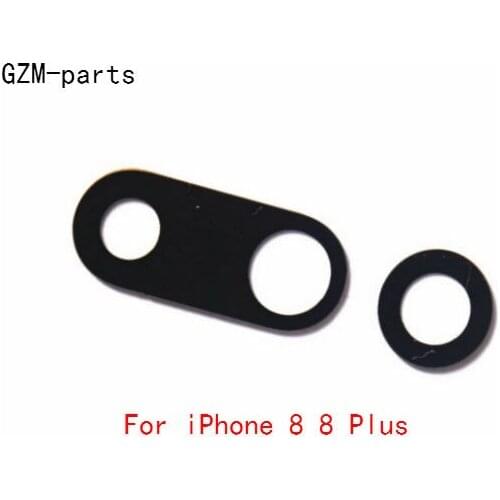 GZM-parts Rear Camera Glass Lens Only Replacement+Adhesive For iPhone 8 8 Plus 7 7 Plus Back Rear Camera Glass Lens With Sticker